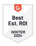 2024 年冬季 G2 最佳 EST 投资回报率