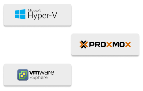 Hyper-V、Promax、vm-ware vSphere
