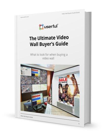 书籍。Userful's The Ultimate Video Wall Buyer's Guide:购买视频墙时需要注意什么