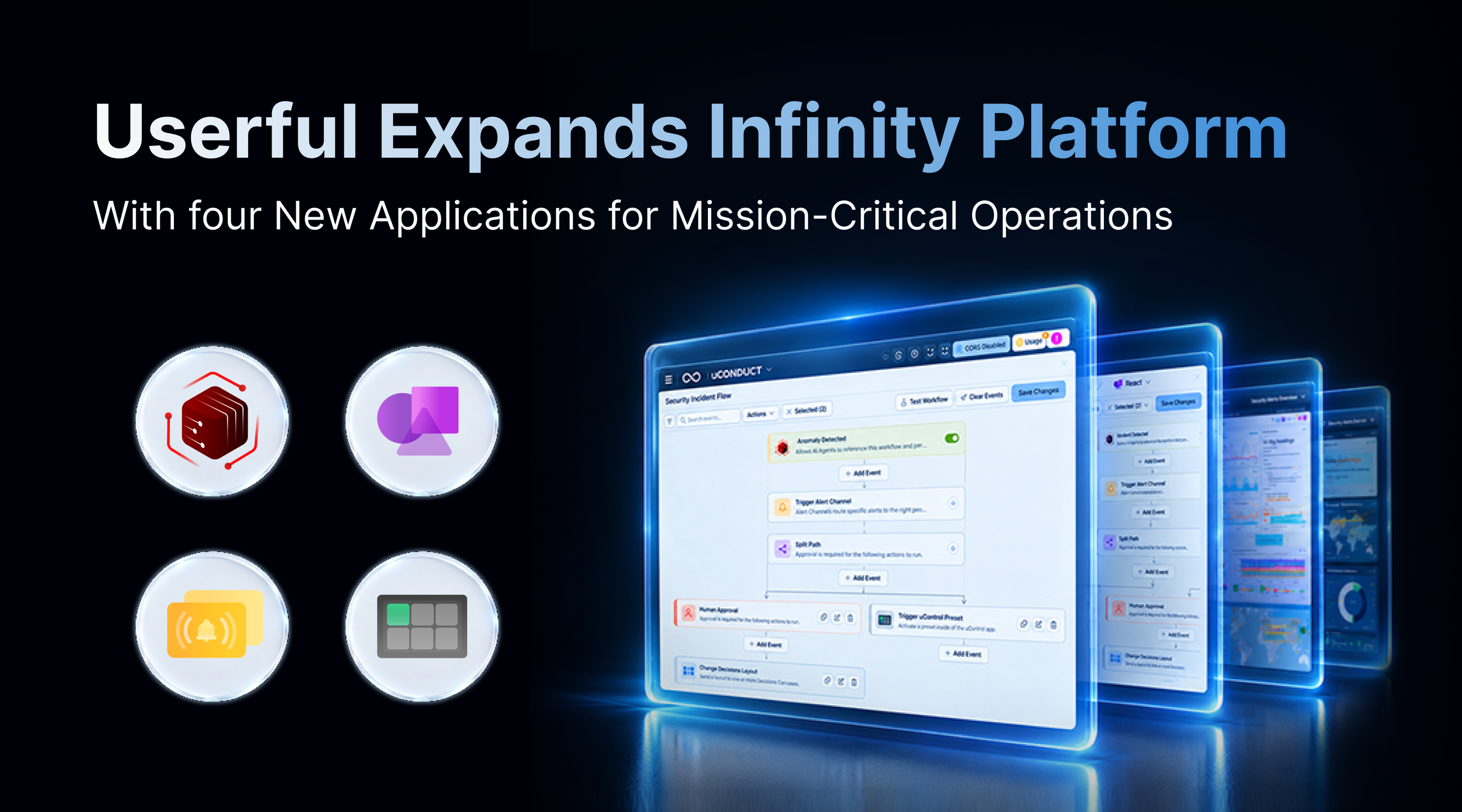 Userful 通过四款面向关键任务运营的新应用程序扩展了 Infinity 平台